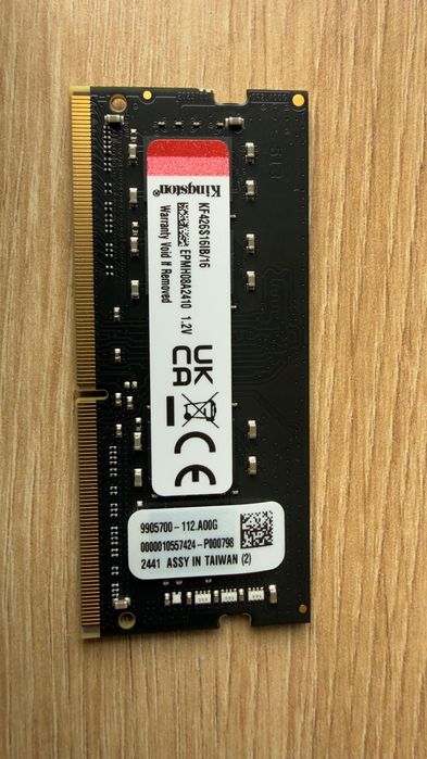 Memorie laptop Kingston Fury Impact 16GB DDR4