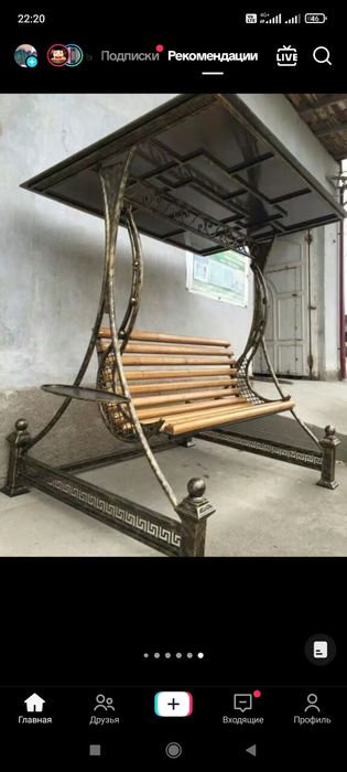 Навесы качеле топчан