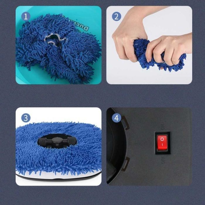 Прахосмукачка робот за сухо и мокро почистване - ROBOT12