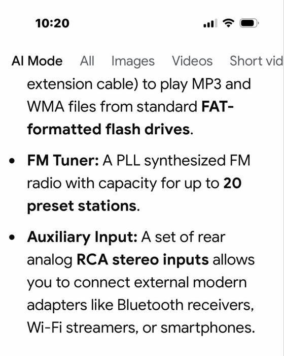 Boombox Teac SR 100i