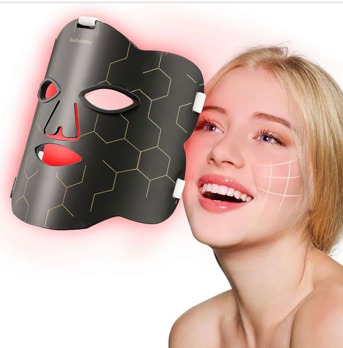 Маска за терапия с червена светлина