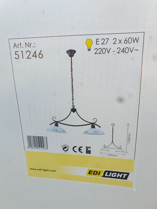 Candelabru rustic de tavan