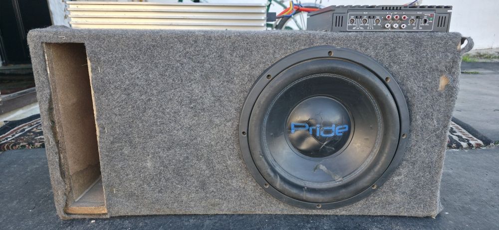 Продам сабвуфер PRIDE с двумя усилителями