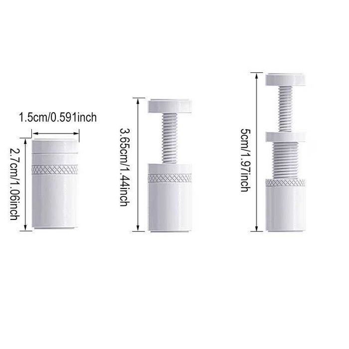 Стойка за видео карта, бяла, от 27мм до 120mm
