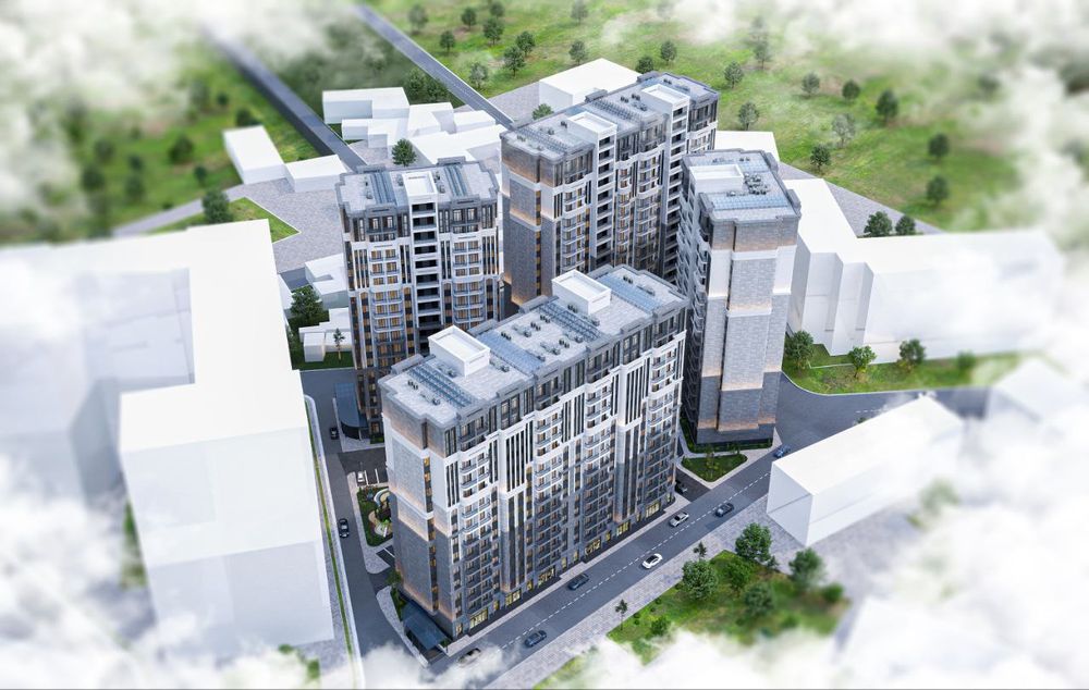 Новостройка Дархан коробка на этапе строительства 1м² 1300