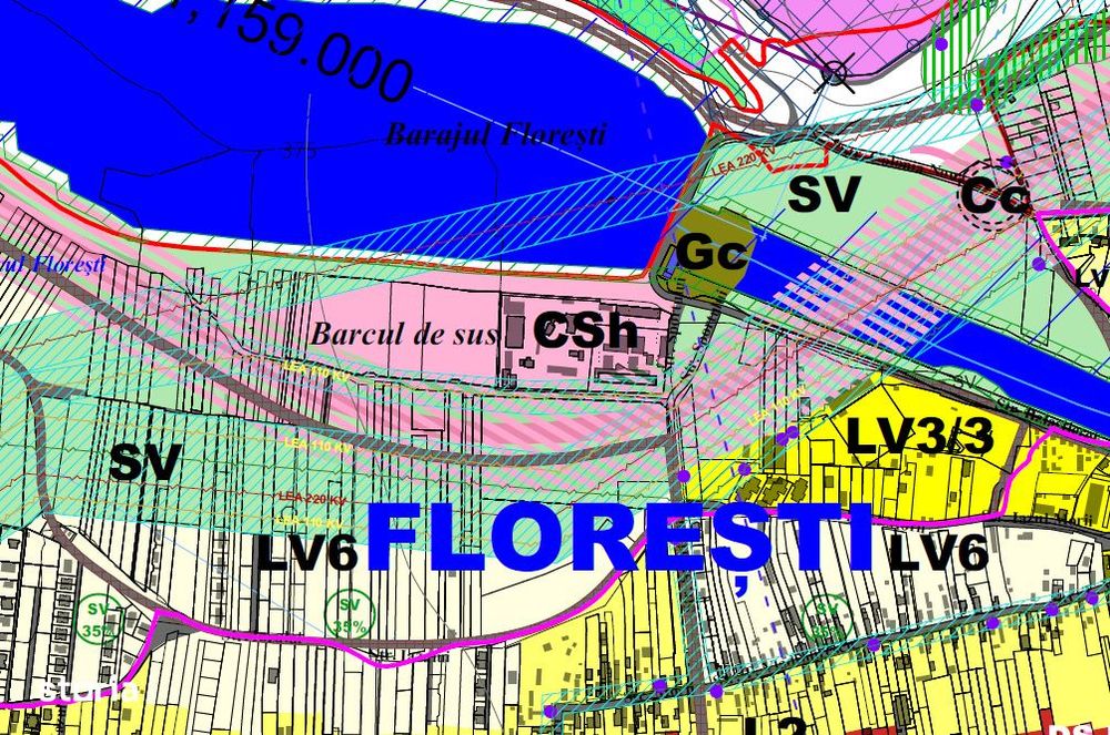 Teren intravilan Floresti - 2500 mp situat intre case noi