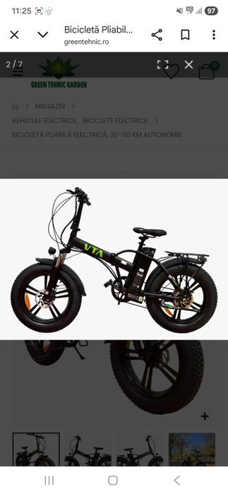 Vand bicicleta electrica Volta