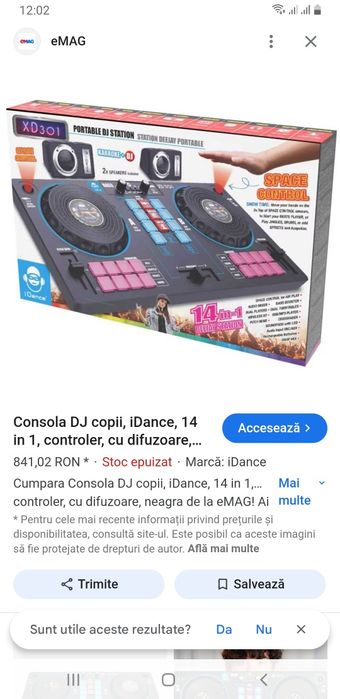 Vand consola Dj XD 301