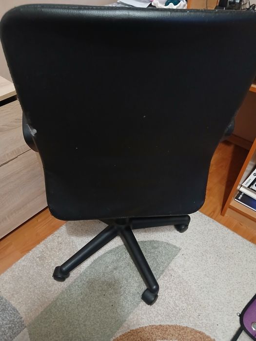 Офис кожен стол въртящ