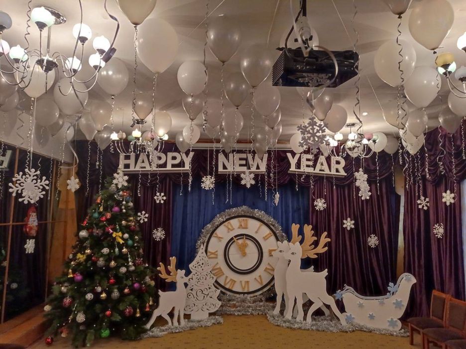 Новогодние детали из пенопласта