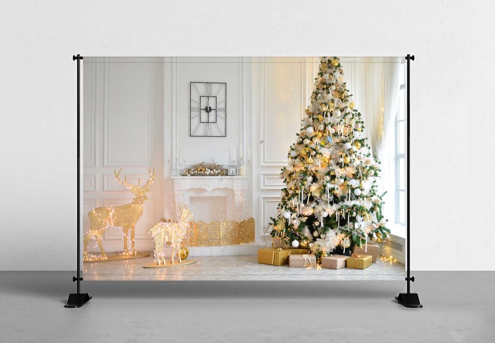 Fundal Foto Textil - Personalizat - Tematica Craciun 2025