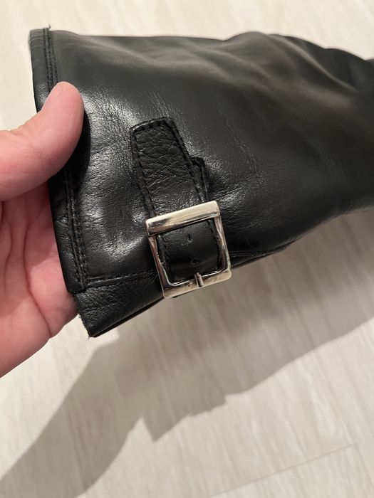 Сапоги кожанные евро зима