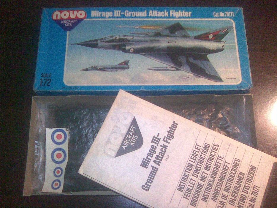 модель самолета Мираж 1/72 NOVO СССР