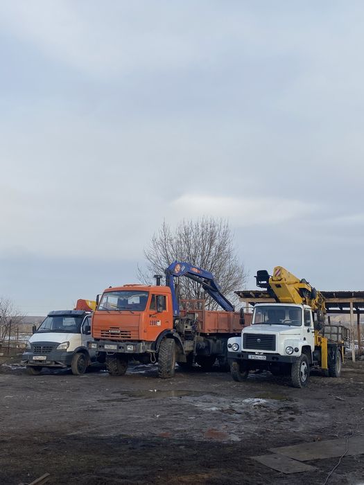 Автовышка вездеход кран