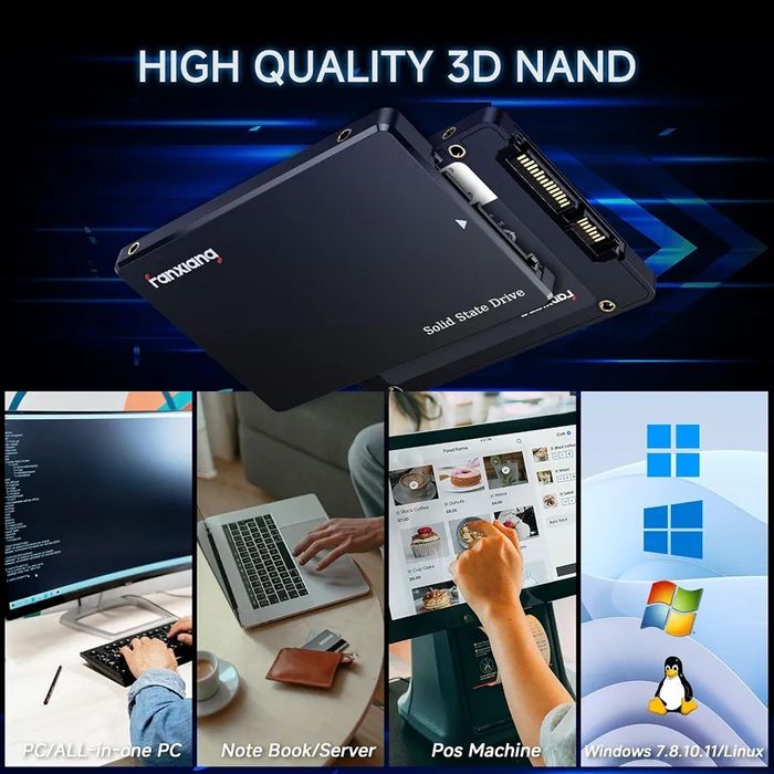 Sigilat Ssd sata III 2TB Fanxiang Raxiana S101 3D nand slc 560Mb/s