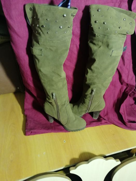 Сапоги осени батфорд замша