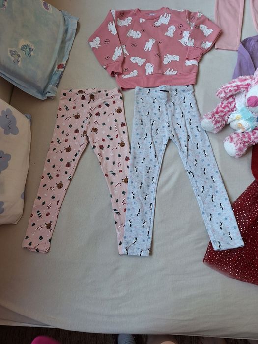 Зимни дрешки за момиченце, размер 110/116 (5-6 години)