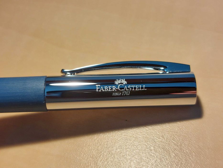 Stilou Faber-Castell Ambition Precious Resin Blue, penita M.