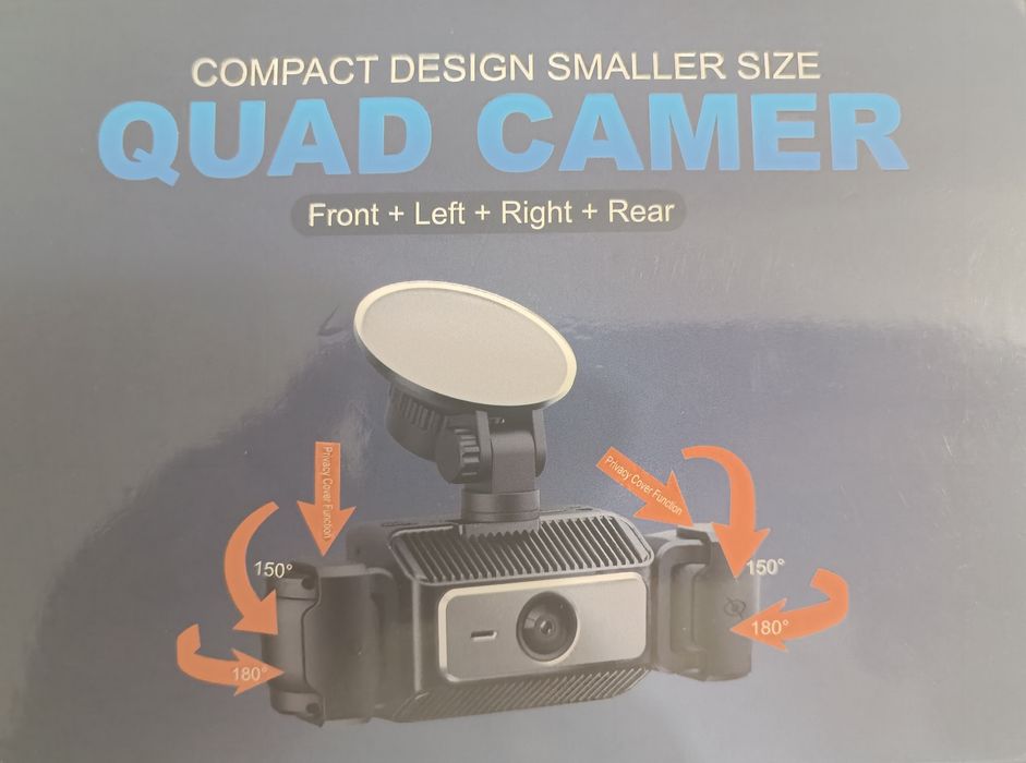 Видеорегистратор с 4 камерами