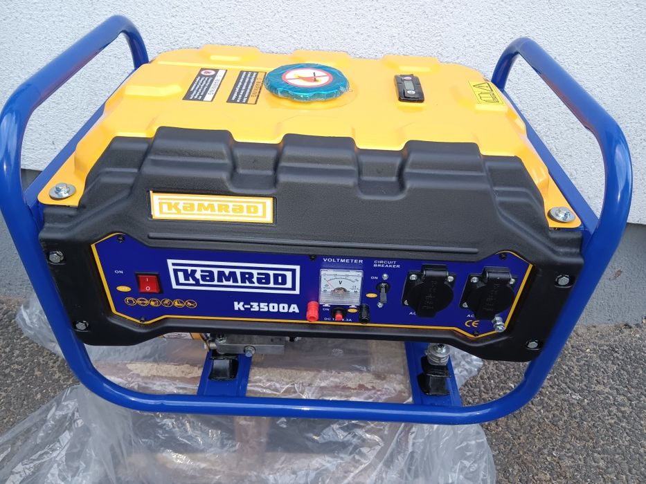 Generator pe benzină, motor 4t,nou