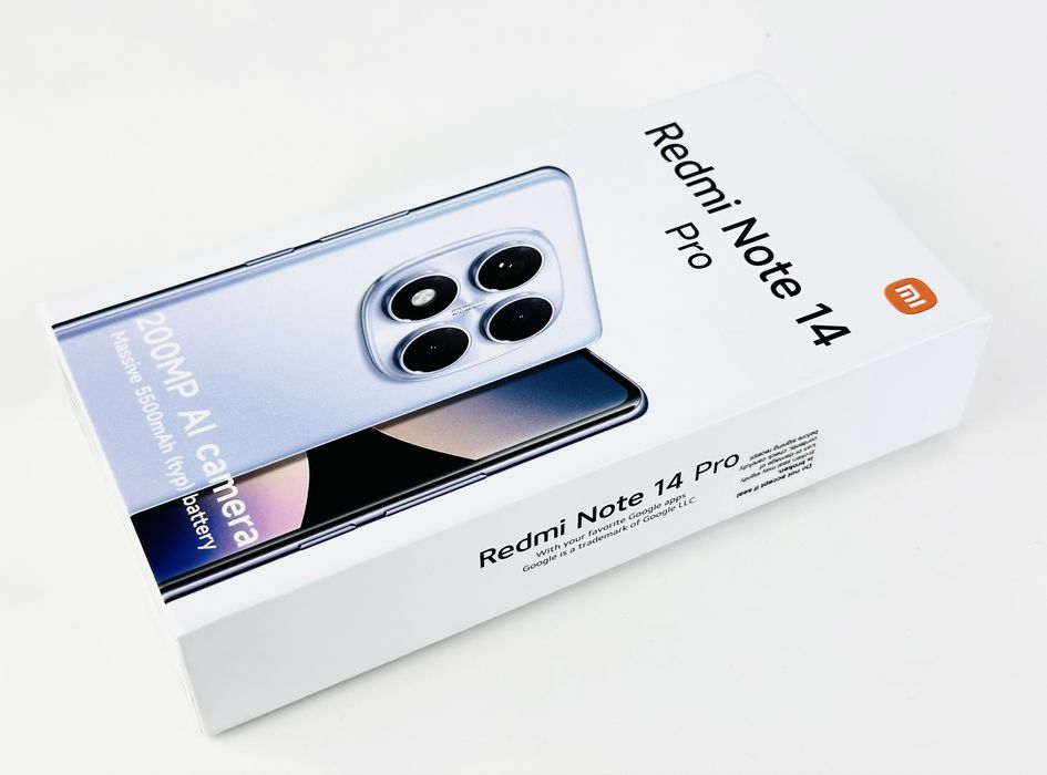 НОВ! Xiaomi Redmi Note 14 Pro 256GB 8RAM Black 2г. Гаранция!