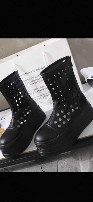 Cizme de vară damă negre 36