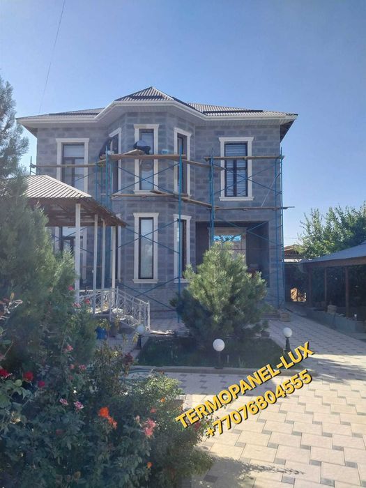 Фасадный панель травертин термопонель фибропонль TERMOPANEL