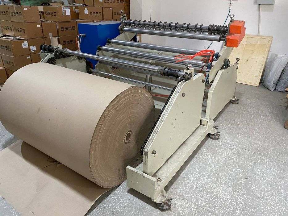 Картонная втулка шпуля оборудование бобинорезка резка картон
