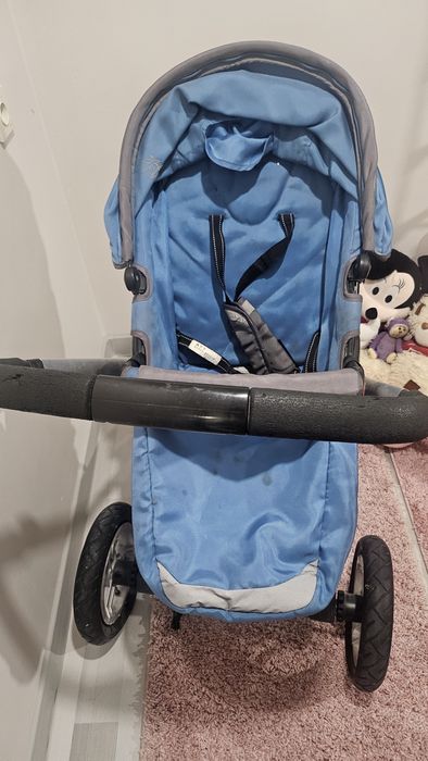 Коляска детская синии