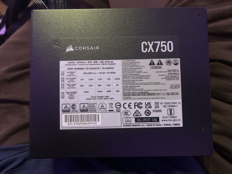 Блок питания Corsair CX750