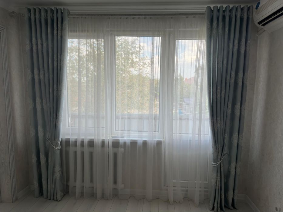 шторы, тюль, карниз