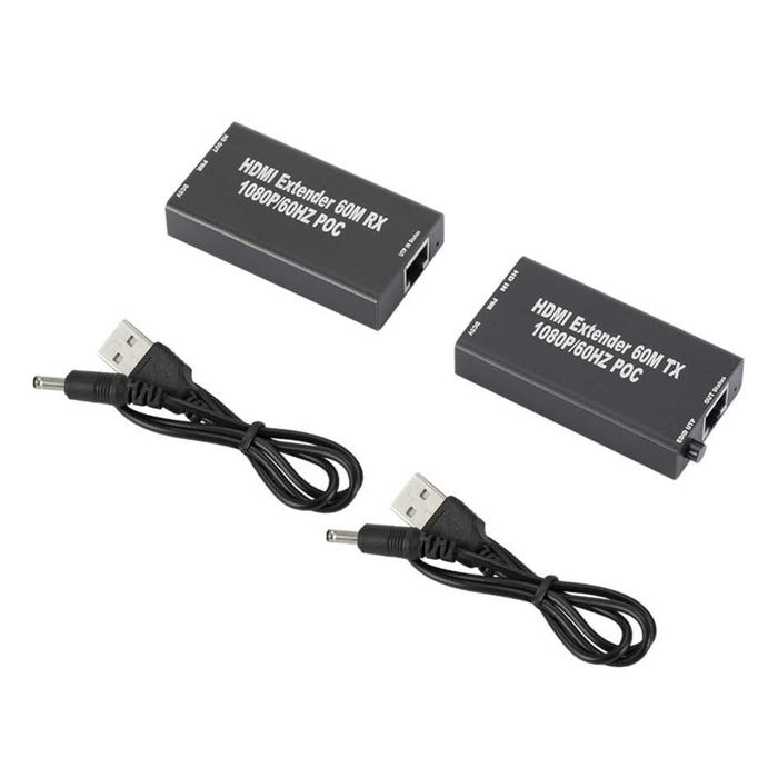 Удлинитель HDMI (60-120м) по витой паре RJ45