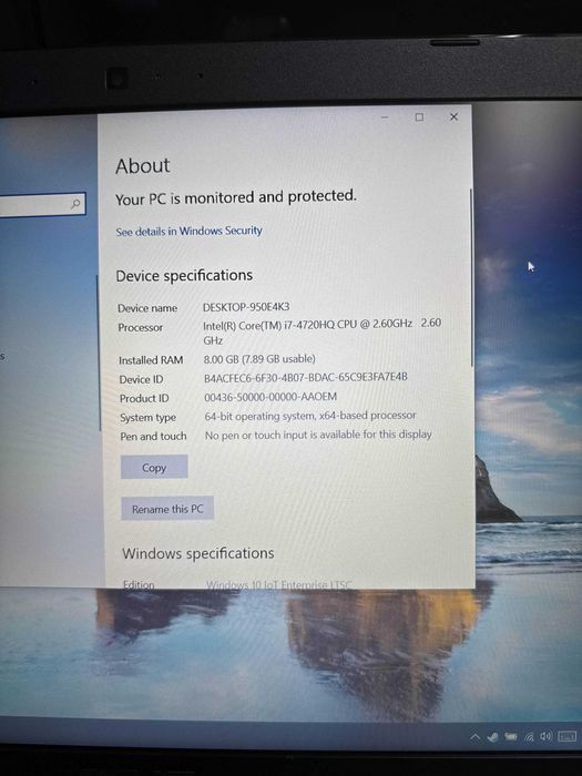 Laptop Gaming ASUS F550JX I7 / GTX 950 4GB