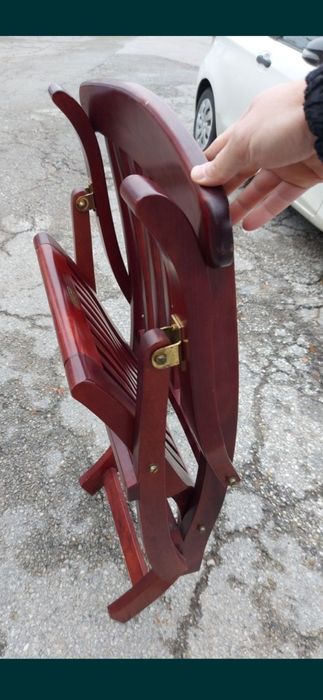 Масивен сгъваем стол Швейцарски