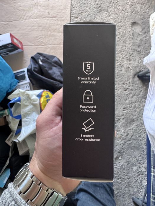 Външен SSD Samsung T9 Black, 1TB, USB 3.2, Black