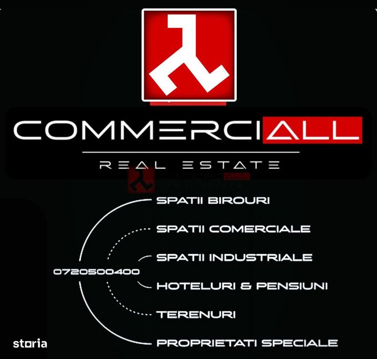 Spatiu Comercial 850 Mp. - Showroom Auto - Curte 4055 Mp.