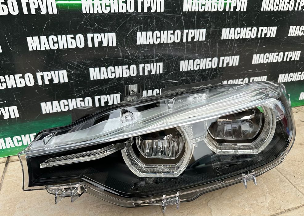 Фарове far BMW LED фар Shadow Black за Бмв Ф30 фейс Bmw 3 F30 F31 LCI