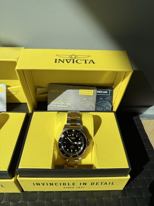 Ceas INVICTA submariner Silver si Gold
