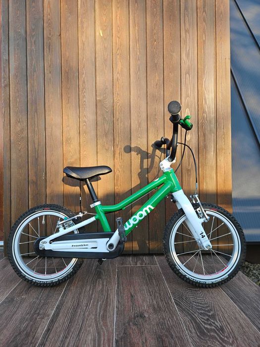 Bicicleta Woom 2, copii 3-4,5 ani, roti 14 inch, stare foarte buna