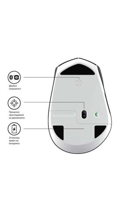 Logitech M720 TRIATLON (Безжична мишка)