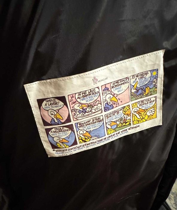 Черно Huppelong down jacket Moncler