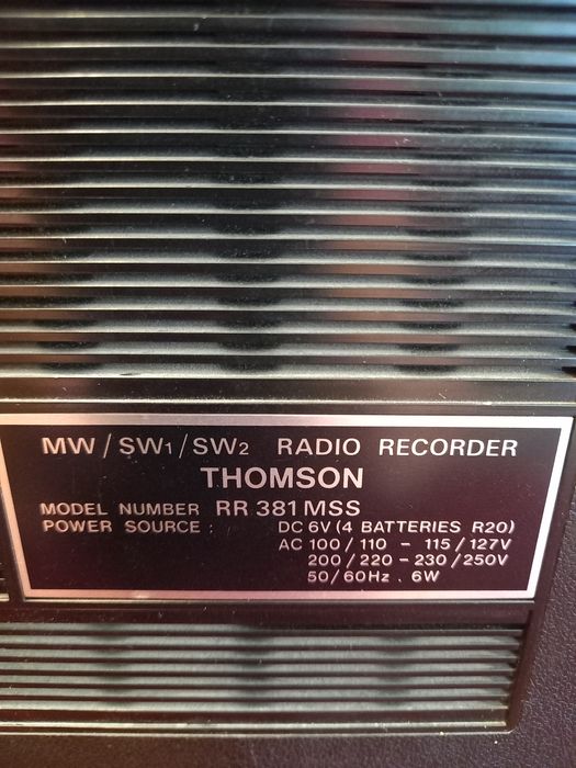 Radio casetofon retro