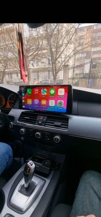 Navigatie android 8 GB BMW e60 e61 e90 Carplay Waze YouTube