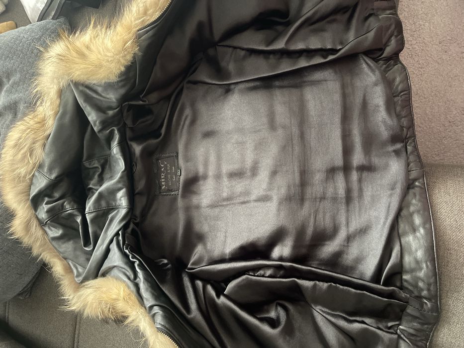 Яке от естествена кожа и косъм - XS