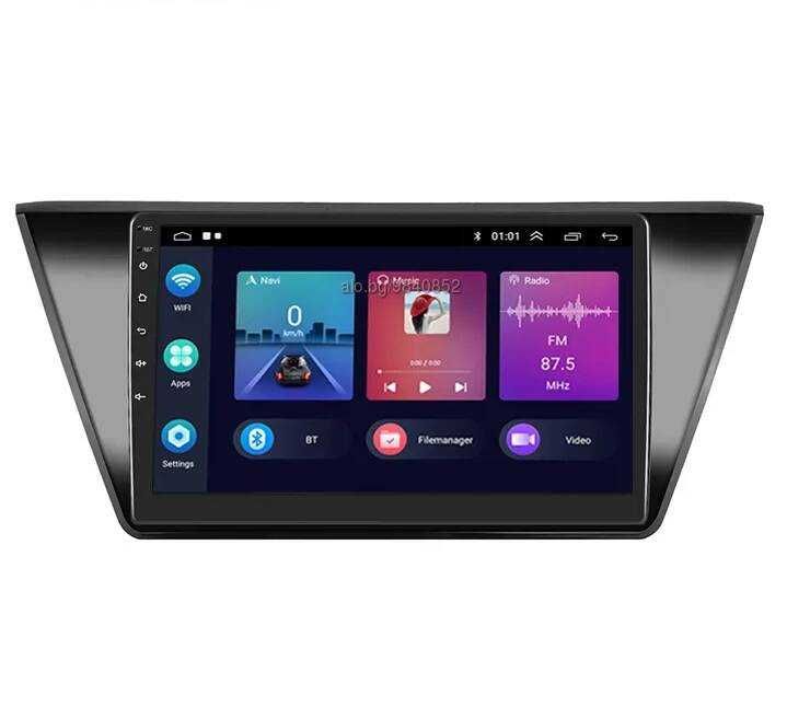 Мултимедия, CARPLAY, WAZE, за VW Touran, Андроид, 2 DIN, volkswagen, 10”, навигация, Android, Touran VW, 2016, 2017, 2018, 2019 година