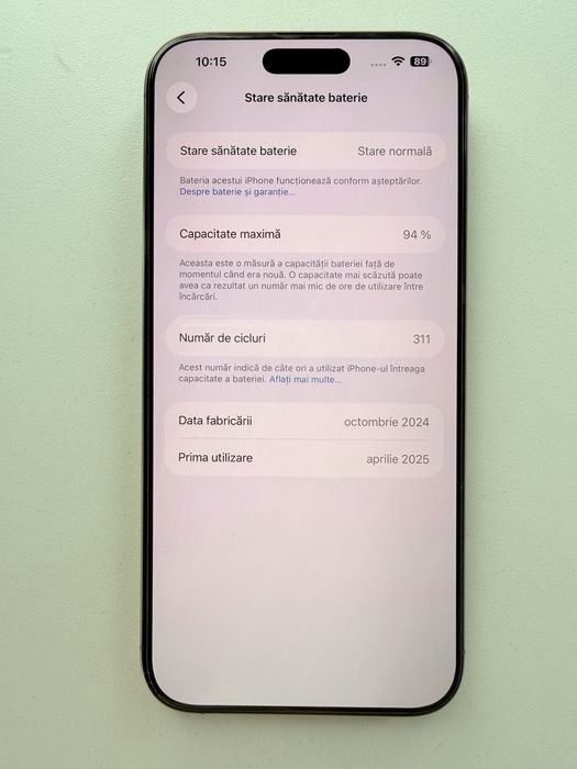 iPhone 16 Pro Max/ 256Gb/ 94% baterie