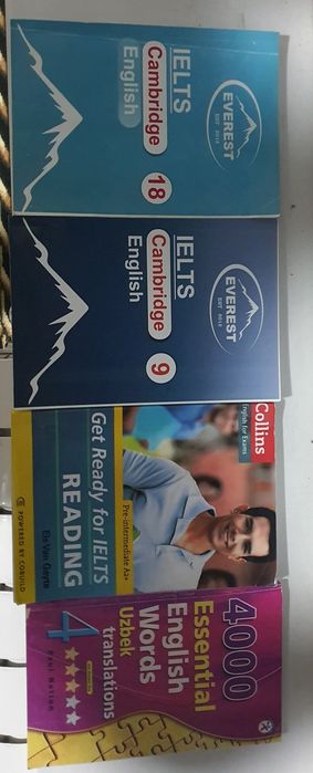Ielts uchun kitoblar
