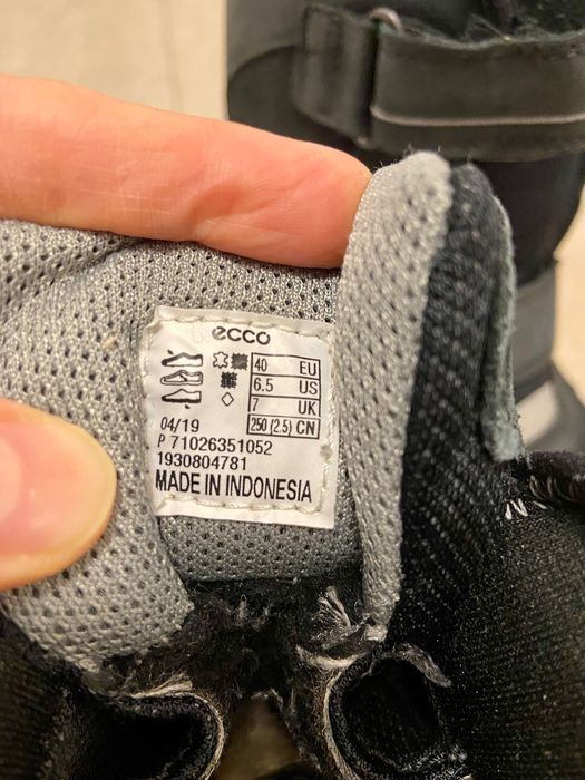 Сапоги зимние Ecco оригинал