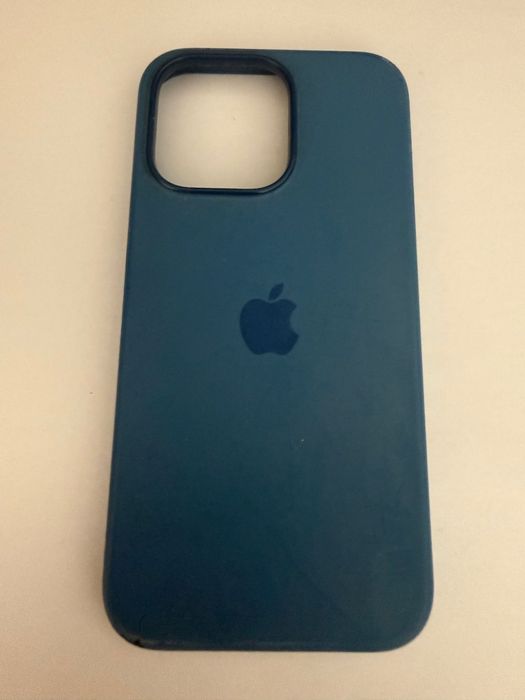 Husă originală Apple Silicone Case MagSafe iPhone 13 Pro Albastru