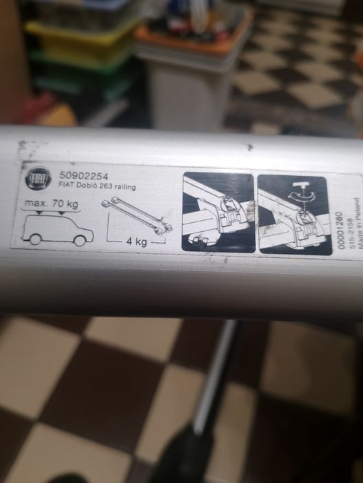 Багажник -греди Фиат Добло- оригинален